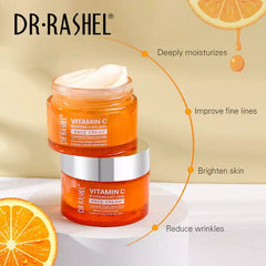 Dr.Rashel Vitamin C Brightening & Anti Aging Face Cream Powered By Hyaluronic Acid - Dr-Rashel-Official