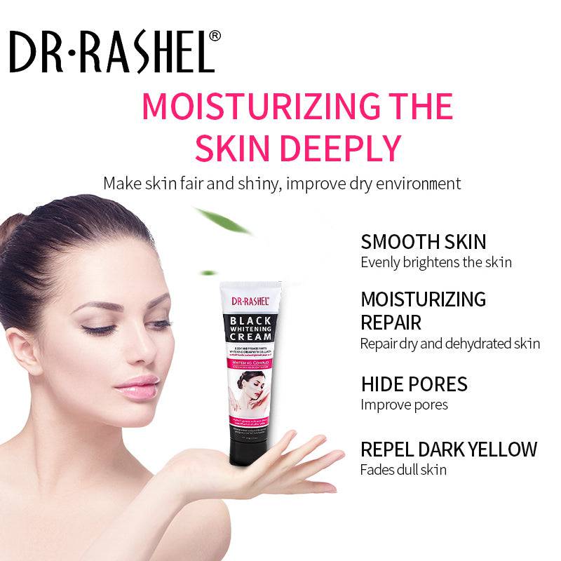 Dr.Rashel Black Whitening Cream with Collagen for Body and Private Parts for Girls & Women - 100ml - Dr-Rashel-Official