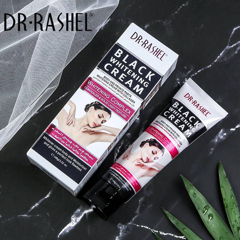 Dr.Rashel Black Whitening Cream with Collagen for Body and Private Parts for Girls & Women - 100ml - Dr-Rashel-Official