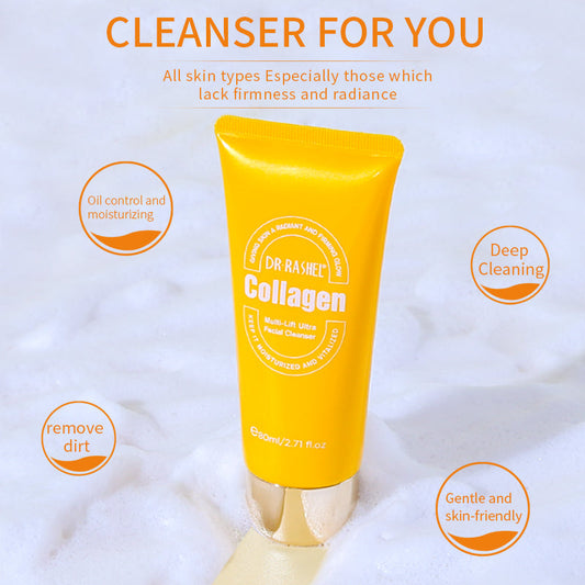 DR RASHEL Collagen Multi-Lift Ultra Essence Facial Cleanser 80ml Face Wash - Dr-Rashel-Official