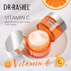 Dr.Rashel Vitamin C Brightening & Anti Aging Face Cream Powered By Hyaluronic Acid - Dr-Rashel-Official