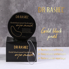 DR RASHEL Skin Care 24k Gold Black Pearl Hydrogel Eye Mask 60pcs Brightening Lightening Moisturizing Eye Mask - Dr-Rashel-Official