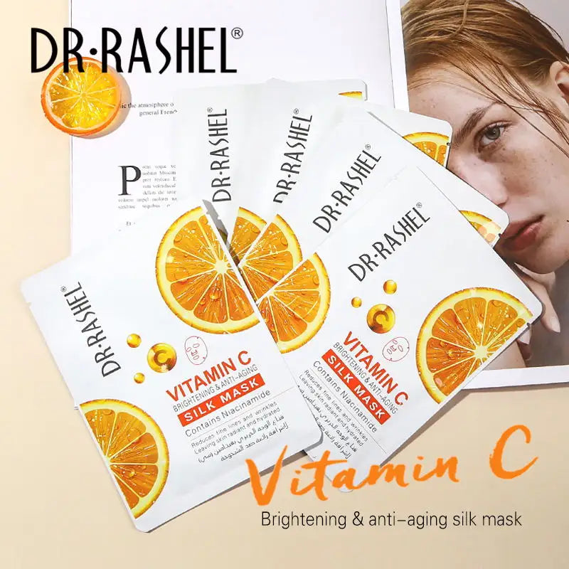 Dr.Rashel Vitamin C Brightening & Anti-Aging Silk Mask - Dr-Rashel-Official