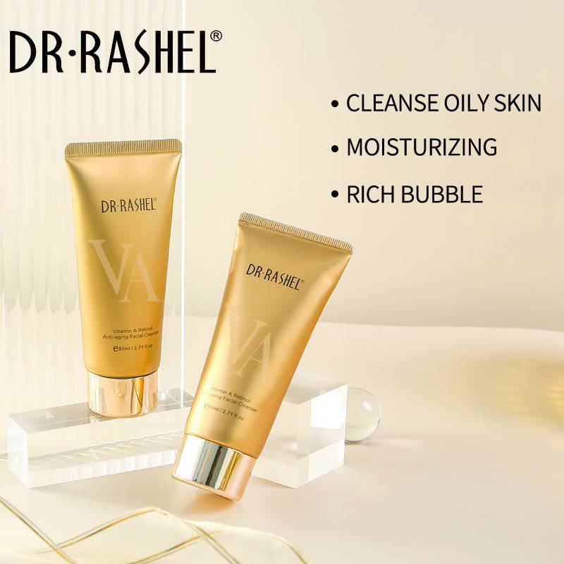 DR RASHEL Face Wash Vitamin A Retinol Anti-aging Facial Cleanser 80ml - Dr-Rashel-Official