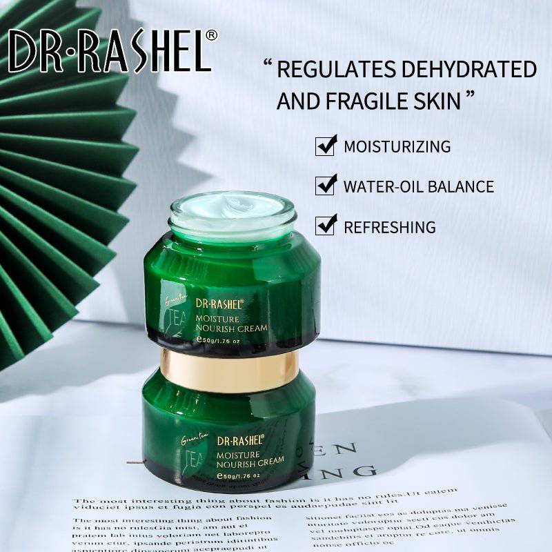 DR RASHEL Green Tea Moisture and Nourish Facial Cream 50g Face Cream - Dr-Rashel-Official
