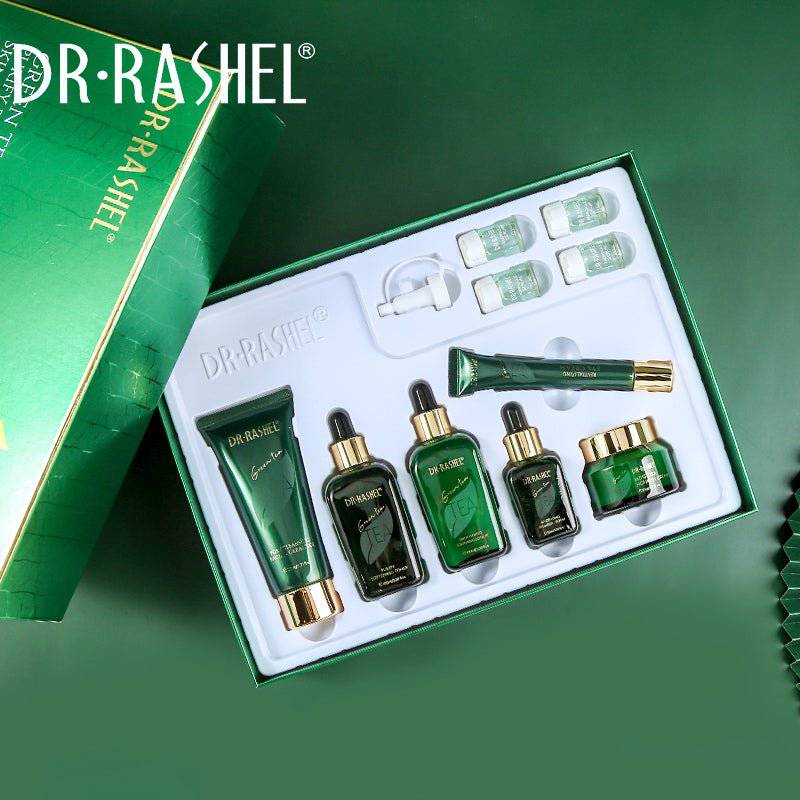 DR RASHEL Green Tea Purify Balancing Skin Care Set 10pcs Facial Care Kit - Dr-Rashel-Official