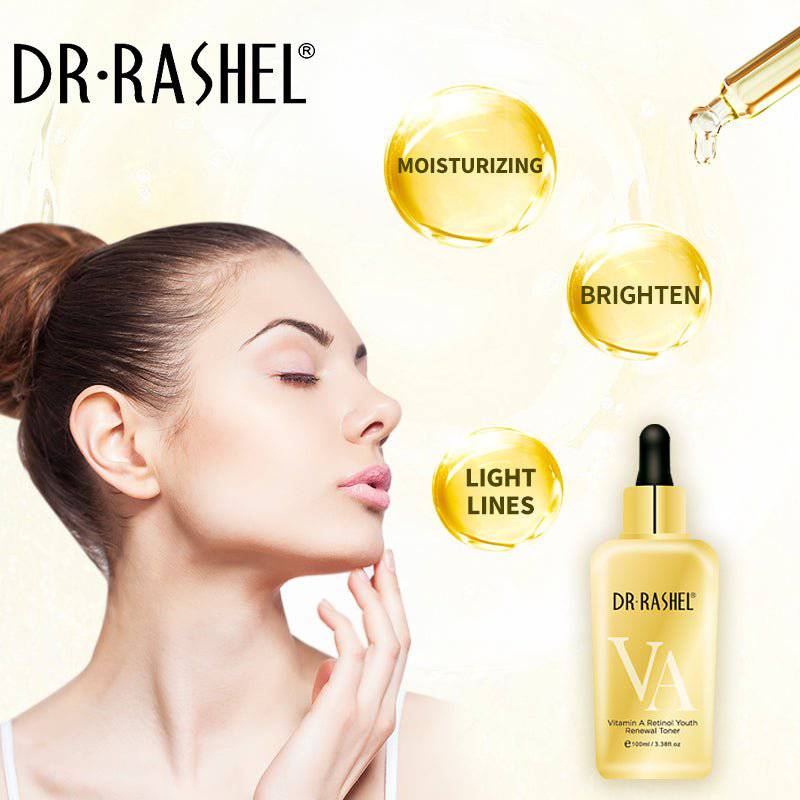 DR RASHEL Retinol Skin Care Product Vitamin A Youth Renewal Facial Toner 100ml - Dr-Rashel-Official