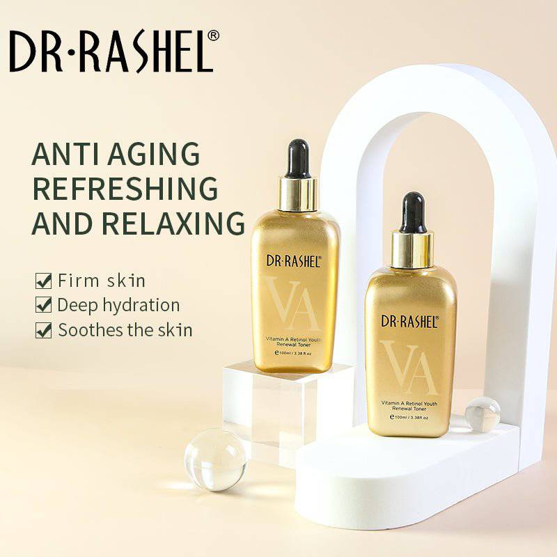 DR RASHEL Retinol Skin Care Product Vitamin A Youth Renewal Facial Toner 100ml - Dr-Rashel-Official
