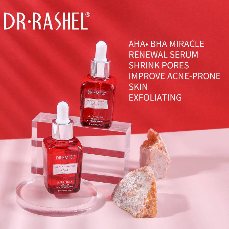 DR RASHEL Skin Care AHA BHA Miracle Renewal Rejuvenation Face Serum 30ml - Dr-Rashel-Official