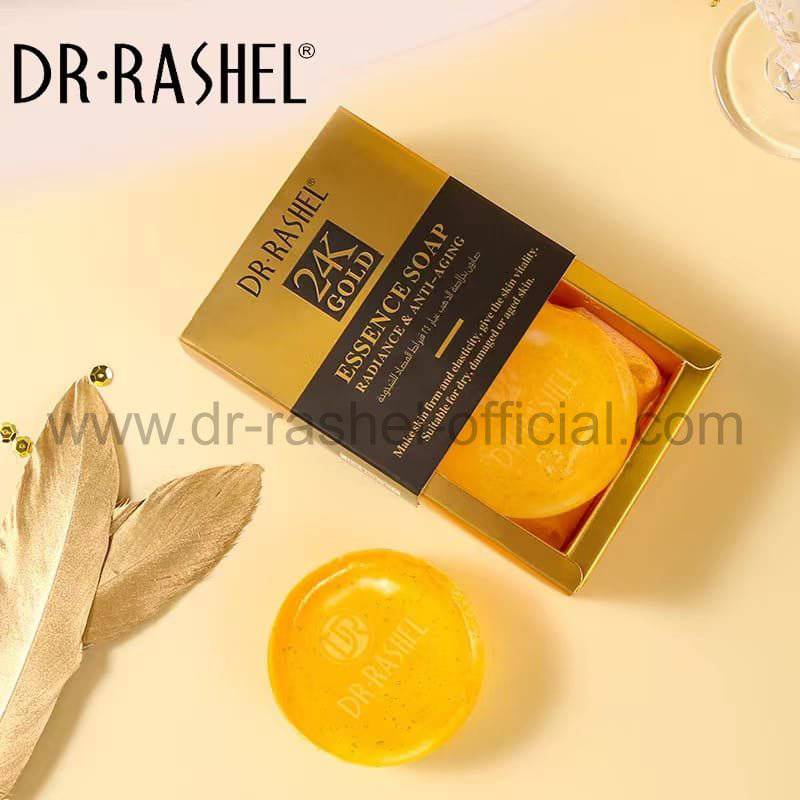 Dr.Rashel 24K Gold Radiance & Anti Aging Essence Soap - 100gms - Dr-Rashel-Official
