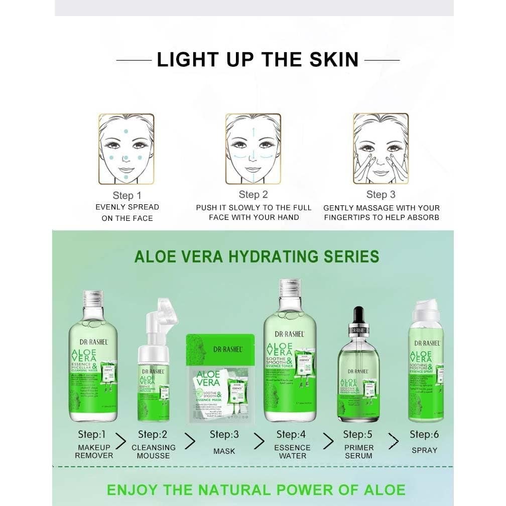 Dr.Rashel Aloe Vera Soothe & Smooth Primer Serum - 100ml - Dr-Rashel-Official