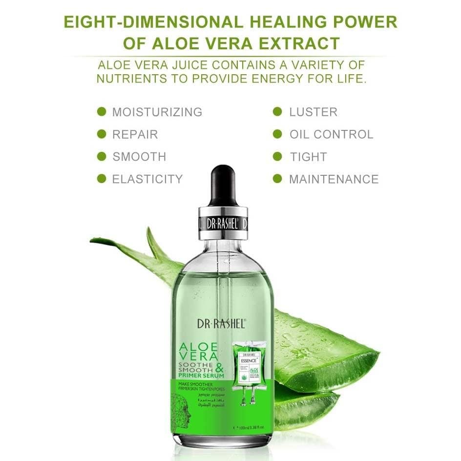 Dr.Rashel Aloe Vera Soothe & Smooth Primer Serum - 100ml - Dr-Rashel-Official