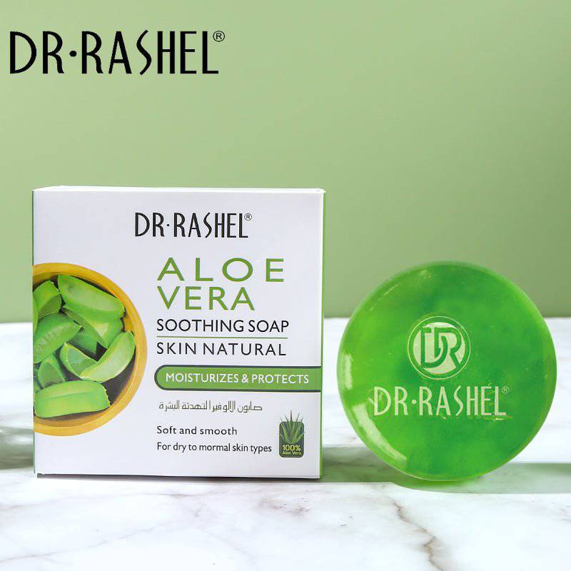 Dr.Rashel Aloe Vera Soothing Skin Natural Soap - 100gms - Dr-Rashel-Official