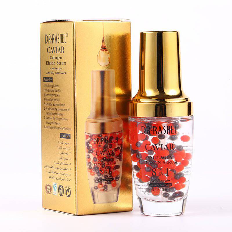 DR.RASHEL Caviar Ampoule Collagen Elastin Moisturizing Whitening Makeup Primer Face Essence Face Serum - Dr-Rashel-Official