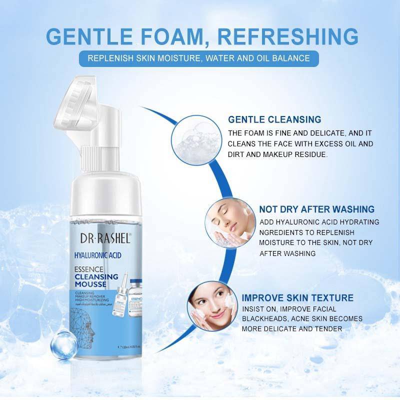 Dr.Rashel Hyaluronic Acid Essence Cleansing Mousse - 125ml - Dr-Rashel-Official