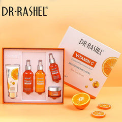 Dr.Rashel Vitamin C Brightening Anti Aging Skin Care Set Pack of 5 in Gift Box - Dr-Rashel-Official