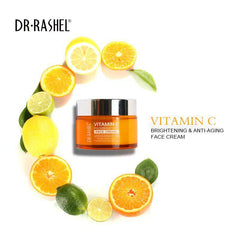 Dr.Rashel Vitamin C Brightening & Anti Aging Face Cream Powered By Hyaluronic Acid - Dr-Rashel-Official