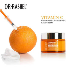 Dr.Rashel Vitamin C Brightening & Anti Aging Face Cream Powered By Hyaluronic Acid - Dr-Rashel-Official