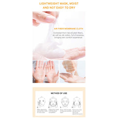 Dr.Rashel Vitamin C Brightening & Anti-Aging Silk Mask - Dr-Rashel-Official