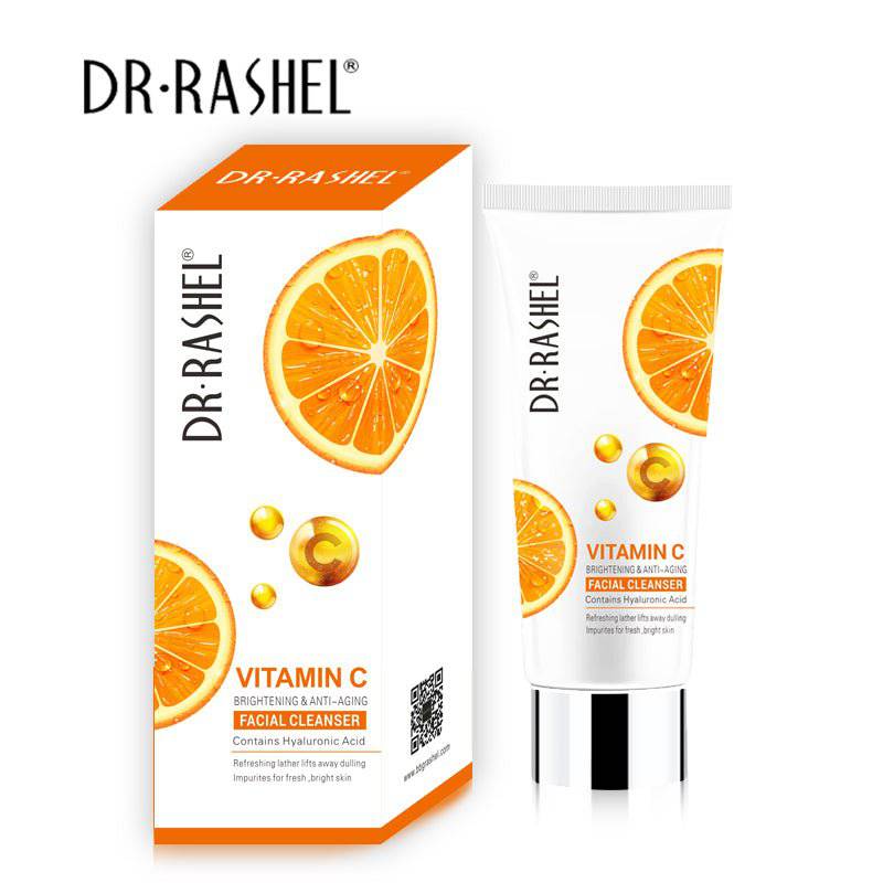 Dr.Rashel Vitamin C Brightening Facial Cleanser with Hyaluronic Acid - 80ml - Dr-Rashel-Official