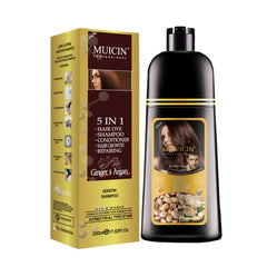 5 In 1 Hair Color Shampoo With Ginger & Argan Oil - Color Refresh & Repair