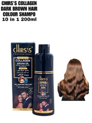 Chirs`s Professional Collagen Argan Oil Speedy Hair Color Shampoo - 200ml