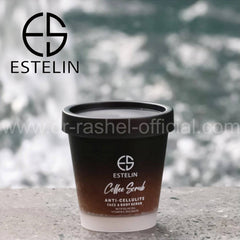 Estelin Coffee Scrub Anti Cellulite Face & Body Scrub by Dr.Rashel - 280g - Dr.Rashel - Face & Body Scrub - Dr-Rashel-Official