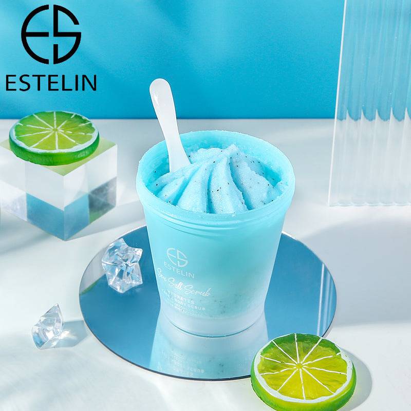 Estelin Sea Salt Scrub Hydrates Face & Body Scrub by Dr.Rashel - 280g - Dr.Rashel - Face & Body Scrub - Dr-Rashel-Official