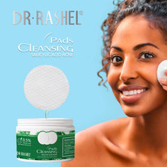 DR RASHEL Salicylic Acid Acne Cleansing Pads Facial Mask Acne Treatment Cotton Pads - 50 dual - textured soft pads - Dr-Rashel-Official