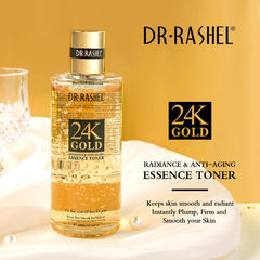 Dr.Rashel 24K Gold Radiance & Anti-Aging Essence Toner - 300ml - Dr-Rashel-Official