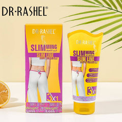 Dr.Rashel Slimming Slim Line Hot Cream with Ginger Extract Collagen & Turmeric For Slim Fit - 150gms - Dr-Rashel-Official