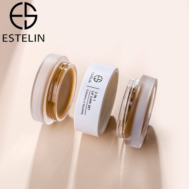 ESTELIN Coffee Sugar Lip Scrub Moisturizing Mask And Lip Balm 3 in 1 Lip Care Set - Dr-Rashel-Official