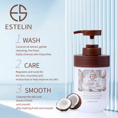 Estelin Vitamin E Coconut Oil Body Wash - 500ml