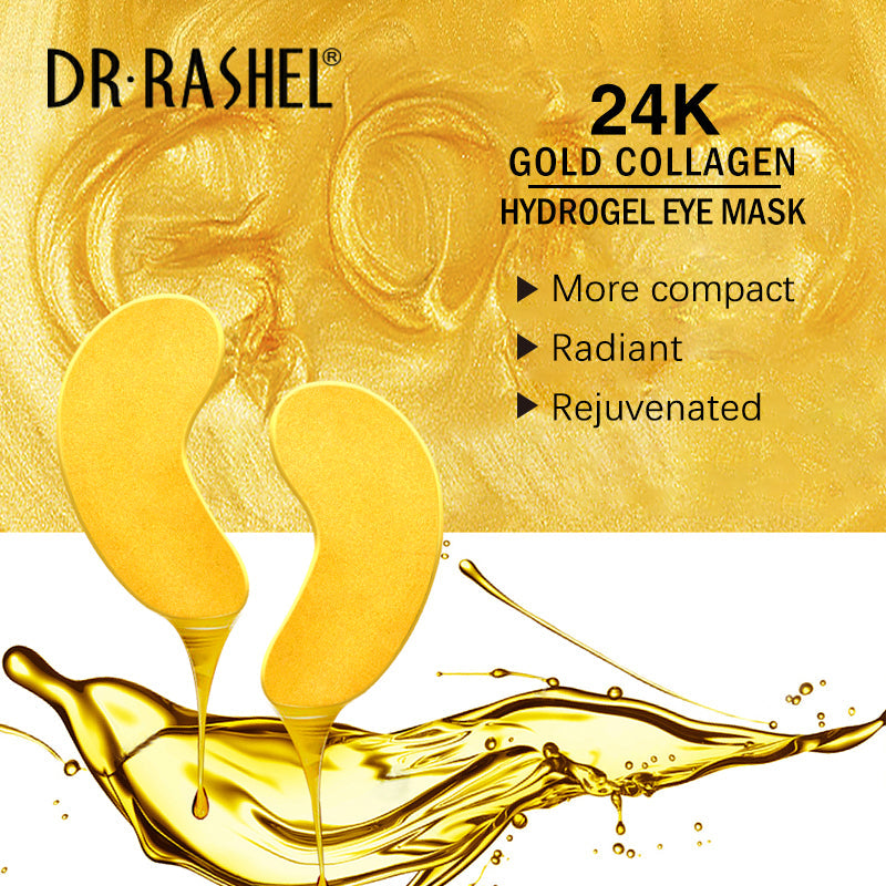 Dr.Rashel Hydrogel 24K Gold Eye Mask - 60pcs - Dr-Rashel-Official