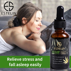 Estelin Multi purpose Face Body & Hair Hemp Oil - 30ml - Dr-Rashel-Official