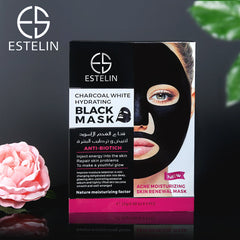 Estelin Charcoal White Hydrating Black Acne Moisturizing Skin Renewal Mask - Dr-Rashel-Official