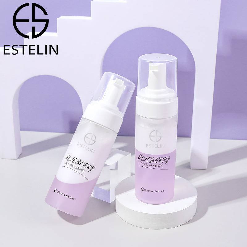 ESTELIN Skin Care Deep Cleaning Pore Cleaning Blueberry Cleansing Mousse 135ML - Dr-Rashel-Official