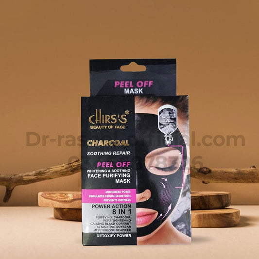CHIRS'S Charcoal Whitening & Soothing Peel Off Face Purifying Mask
