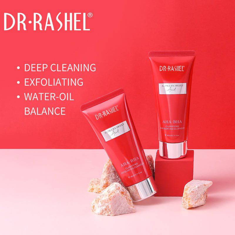 DR RASHEL AHA BHA Clarifying Exfoliating Facial Cleanser 80ml Face Wash - Dr-Rashel-Official