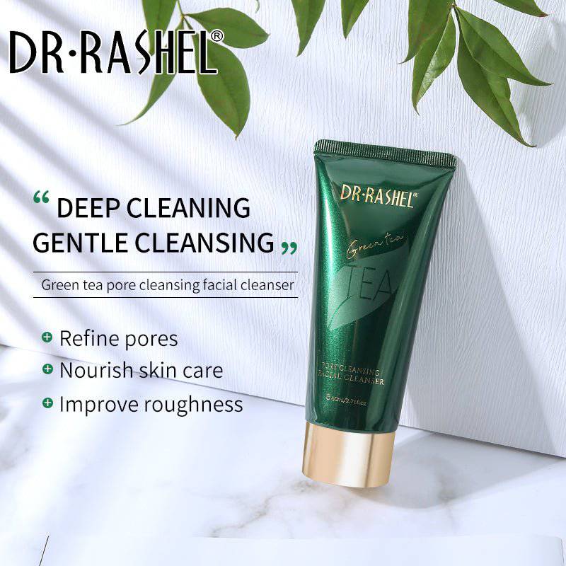 DR RASHEL Green Tea Pore Cleansing Facial Cleanser 80ml Face Wash - Dr-Rashel-Official