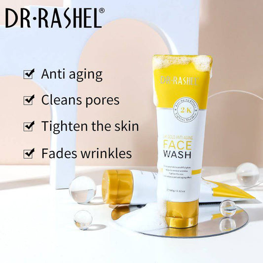 DR RASHEL Product New 24K Gold Anti-Aging Face Wash 100g - Dr-Rashel-Official