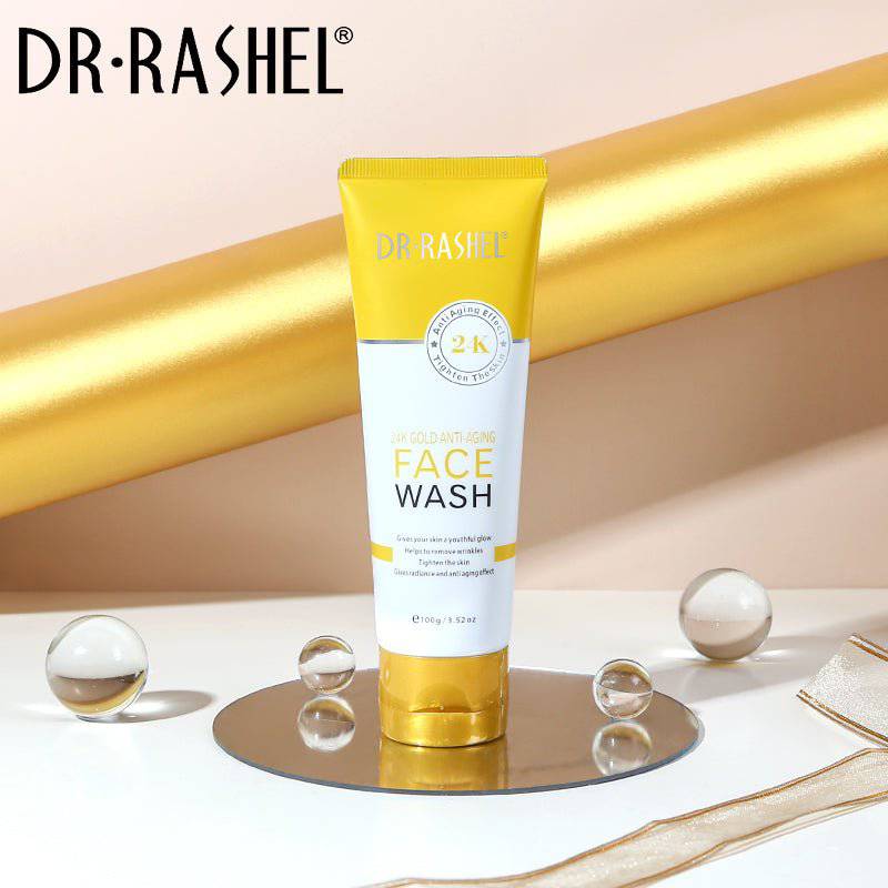 DR RASHEL Product New 24K Gold Anti-Aging Face Wash 100g - Dr-Rashel-Official