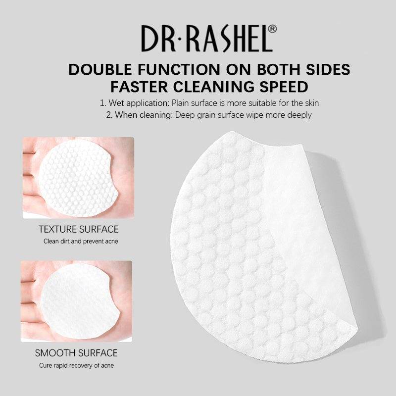 DR RASHEL Salicylic Acid Acne Cleansing Pads Facial Mask Acne Treatment Cotton Pads - 50 dual - textured soft pads - Dr-Rashel-Official