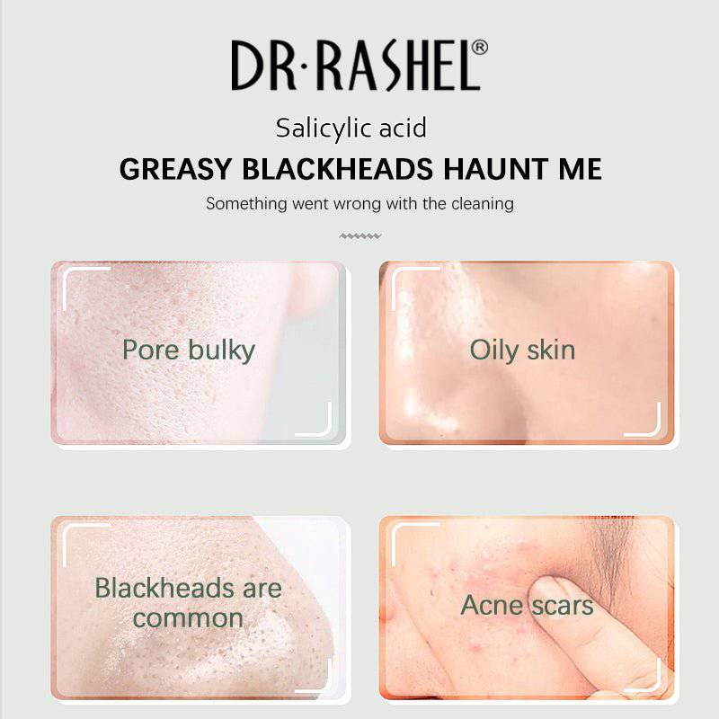 DR RASHEL Salicylic Acid Acne Cleansing Pads Facial Mask Acne Treatment Cotton Pads - 50 dual - textured soft pads - Dr-Rashel-Official