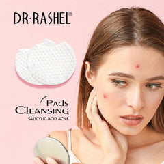 DR RASHEL Salicylic Acid Acne Cleansing Pads Facial Mask Acne Treatment Cotton Pads - 50 dual - textured soft pads - Dr-Rashel-Official