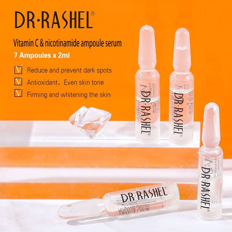 DR RASHEL Skin Care Vitamin C & Nicotinamide Ampoule Serum 2ml x 7pcs - Dr-Rashel-Official