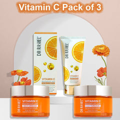 Dr Rashel Vitamin C Pack of 3 - Day & Night Cream - Dr-Rashel-Official