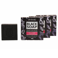 Dr.Rashel Collagen Charcoal Black Soap Deep Cleansing Facial Soap Tighten Pores, Acne & Oil Control - 100g - Dr-Rashel-Official