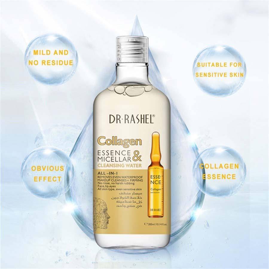 Dr.Rashel Collagen Essence & Micellar Cleansing Water All in 1 - 300ml - Dr-Rashel-Official