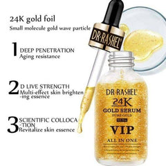 Dr.Rashel Gold Serum 99.9% VIP All In One Pure Gold - 50ml - Dr-Rashel-Official